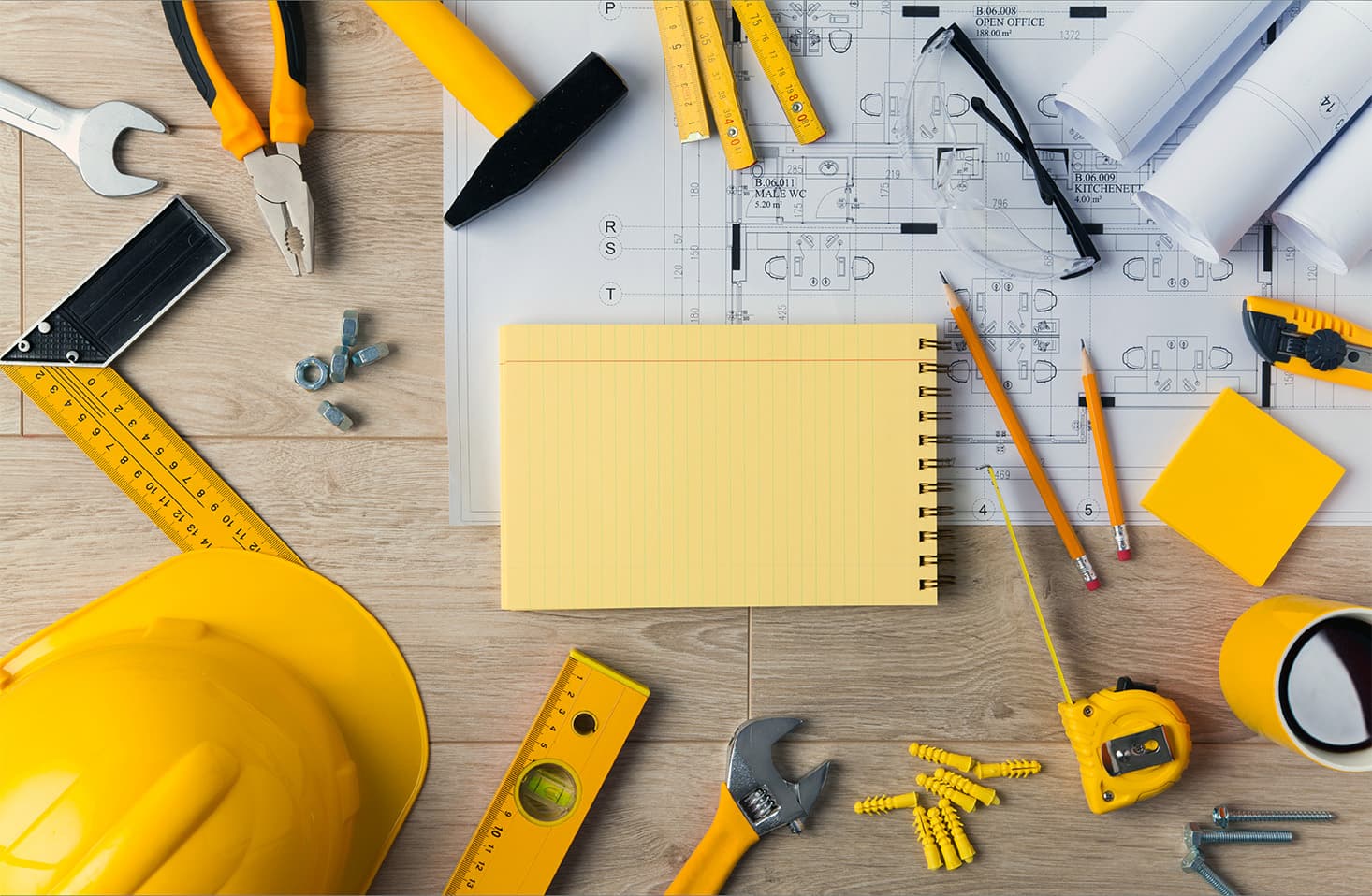 Construction site background